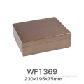 [stock]High glossy golden lacquer jewelry package boxes,small jewelry display case